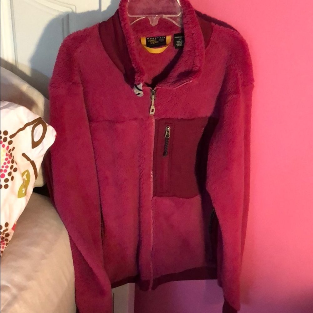 Dark pink mountain hardware